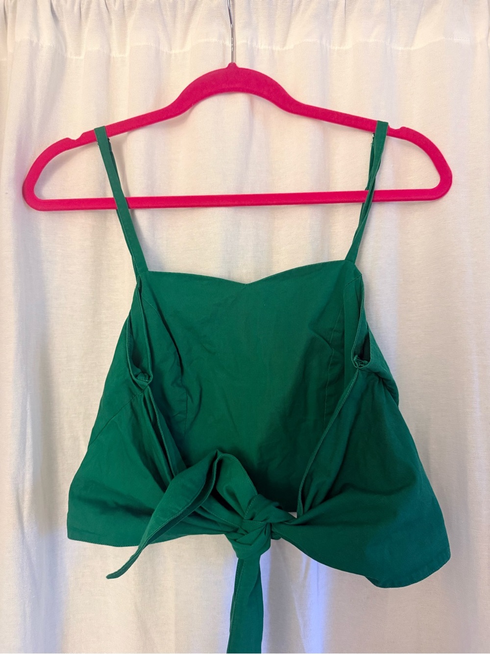 Good Alma poplin tie top